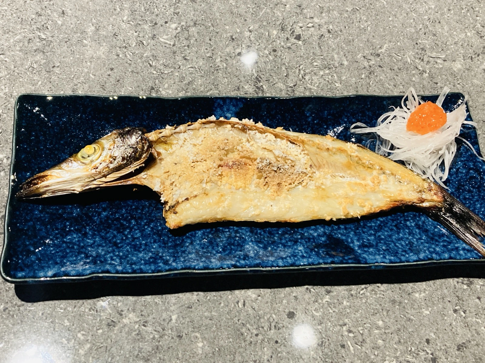 空道で提供する旬の焼き魚